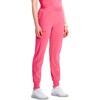 image:imageCherokee Infinity Womens PullOn Scrub Jogger Pants Mid Rise BottomsPower Pink