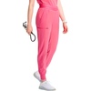 image:imageCherokee Infinity Womens PullOn Scrub Jogger Pants Mid Rise BottomsPower Pink