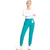 image:imageCherokee Infinity Womens PullOn Scrub Jogger Pants Mid Rise BottomsTeal Blue