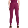 image:imageCherokee Infinity Womens PullOn Scrub Jogger Pants Mid Rise BottomsWine
