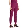 image:imageCherokee Infinity Womens PullOn Scrub Jogger Pants Mid Rise BottomsWine