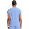 image:imageCherokee Infinity Womens Scrub Top Round Neck 3 Zip PocketsCiel