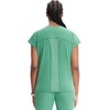 image:imageCherokee Infinity Womens Scrub Top Round Neck 3 Zip PocketsMatcha Latte