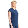 image:imageCherokee Infinity Womens Scrub Top Round Neck 3 Zip PocketsNavy