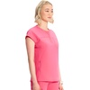 image:imageCherokee Infinity Womens Scrub Top Round Neck 3 Zip PocketsPower Pink