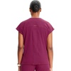 image:imageCherokee Infinity Womens Scrub Top Round Neck 3 Zip PocketsWine