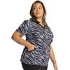 image:imageInfinity Womens VNeck TieDye Print Top XL SHIRTWild for Tie Dye
