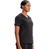 image:imageInfinity by Cherokee Womens VNeck Scrub Top with Kangaroo Pocket HighLow Hem  IN620ABlack