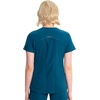 image:imageInfinity by Cherokee Womens VNeck Scrub Top with Kangaroo Pocket HighLow Hem  IN620ACaribbean Blue