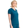 image:imageInfinity by Cherokee Womens VNeck Scrub Top with Kangaroo Pocket HighLow Hem  IN620ACaribbean Blue