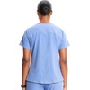 image:imageInfinity by Cherokee Womens VNeck Scrub Top with Kangaroo Pocket HighLow Hem  IN620ACiel