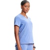 image:imageInfinity by Cherokee Womens VNeck Scrub Top with Kangaroo Pocket HighLow Hem  IN620ACiel