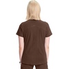 image:imageInfinity by Cherokee Womens VNeck Scrub Top with Kangaroo Pocket HighLow Hem  IN620AEspresso Express