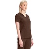 image:imageInfinity by Cherokee Womens VNeck Scrub Top with Kangaroo Pocket HighLow Hem  IN620AEspresso Express
