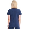 image:imageInfinity by Cherokee Womens VNeck Scrub Top with Kangaroo Pocket HighLow Hem  IN620ANavy