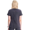 image:imageInfinity by Cherokee Womens VNeck Scrub Top with Kangaroo Pocket HighLow Hem  IN620APewter