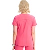 image:imageInfinity by Cherokee Womens VNeck Scrub Top with Kangaroo Pocket HighLow Hem  IN620APower Pink