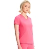 image:imageInfinity by Cherokee Womens VNeck Scrub Top with Kangaroo Pocket HighLow Hem  IN620APower Pink
