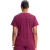 image:imageInfinity by Cherokee Womens VNeck Scrub Top with Kangaroo Pocket HighLow Hem  IN620AWine