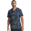 image:imageCherokee Infinity Men Scrubs Top VNeck CK920Gradient Grid