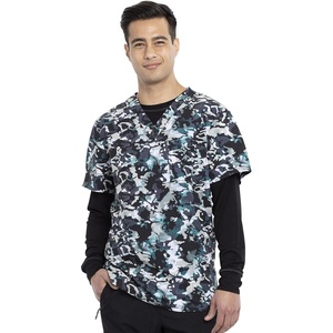 image:imageCherokee Infinity Men Scrubs Top VNeck CK920Cool Down Camo