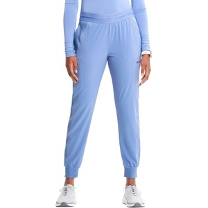 image:imageCherokee Infinity Womens PullOn Scrub Jogger Pants Mid Rise BottomsCiel