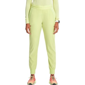 image:imageCherokee Infinity Womens PullOn Scrub Jogger Pants Mid Rise BottomsGreen Energy
