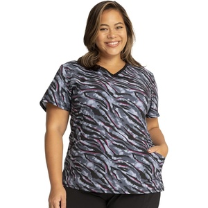 image:imageInfinity Womens VNeck TieDye Print Top XL SHIRTWild for Tie Dye