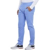 image:imageCherokee Scrubs Mens Pants Tapered Leg with 5 Pockets Zip Cargo 360 Stretch amp Moisture Wicking  CK185Ciel Blue