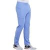image:imageCherokee Scrubs Mens Pants Tapered Leg with 5 Pockets Zip Cargo 360 Stretch amp Moisture Wicking  CK185Ciel Blue