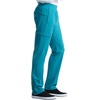 image:imageCherokee Scrubs Mens Pants Tapered Leg with 5 Pockets Zip Cargo 360 Stretch amp Moisture Wicking  CK185Teal Blue
