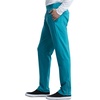 image:imageCherokee Scrubs Mens Pants Tapered Leg with 5 Pockets Zip Cargo 360 Stretch amp Moisture Wicking  CK185Teal Blue
