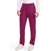 image:imageCherokee Scrubs Mens Pants Tapered Leg with 5 Pockets Zip Cargo 360 Stretch amp Moisture Wicking  CK185Wine