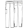 image:imageCherokee Scrubs Mens Pants Tapered Leg with 5 Pockets Zip Cargo 360 Stretch amp Moisture Wicking  CK185Wine