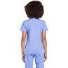 image:imageCherokee WW Professionals Scrub Tops Women Mock Wrap 3 PocketsCiel Blue
