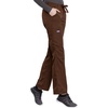 image:imageCherokee Women Scrubs Pant Workwear Originals Drawstring Cargo 4020Chocolate
