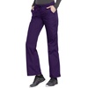 image:imageCherokee Women Scrubs Pant Workwear Originals Drawstring Cargo 4020Eggplant