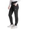 image:imageCherokee Womens Scrub Jogger Pants Natural Rise with 4 Pockets and Drawstring Waistband  CK249ABlack