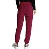 image:imageCherokee Womens Scrub Jogger Pants Natural Rise with 4 Pockets and Drawstring Waistband  CK249AWine