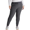 image:imageCherokee Womens Scrub Jogger Pants Natural Rise with 4 Pockets and Drawstring Waistband  CK249AHeather Pewter