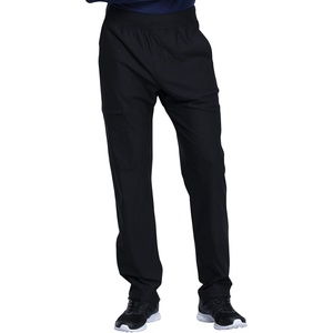 image:imageCherokee Scrubs Mens Pants Tapered Leg with 5 Pockets Zip Cargo 360 Stretch amp Moisture Wicking  CK185Black