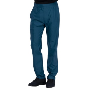 image:imageCherokee Scrubs Mens Pants Tapered Leg with 5 Pockets Zip Cargo 360 Stretch amp Moisture Wicking  CK185Caribbean Blue