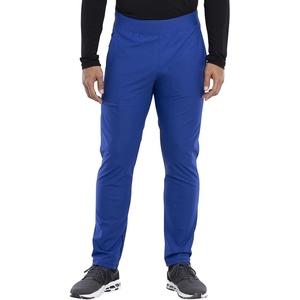 image:imageCherokee Scrubs Mens Pants Tapered Leg with 5 Pockets Zip Cargo 360 Stretch amp Moisture Wicking  CK185Galaxy Blue