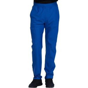 image:imageCherokee Scrubs Mens Pants Tapered Leg with 5 Pockets Zip Cargo 360 Stretch amp Moisture Wicking  CK185Royal