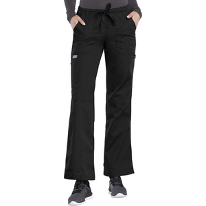 image:imageCherokee Women Scrubs Pant Workwear Originals Drawstring Cargo 4020Black