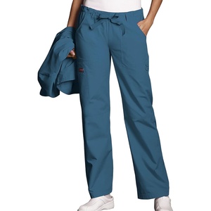 image:imageCherokee Women Scrubs Pant Workwear Originals Drawstring Cargo 4020Caribbean Blue