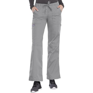 image:imageCherokee Women Scrubs Pant Workwear Originals Drawstring Cargo 4020Grey