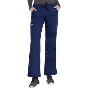 image:imageCherokee Women Scrubs Pant Workwear Originals Drawstring Cargo 4020Navy