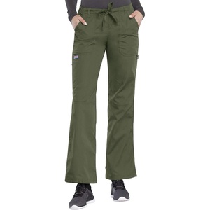 image:imageCherokee Women Scrubs Pant Workwear Originals Drawstring Cargo 4020Olive