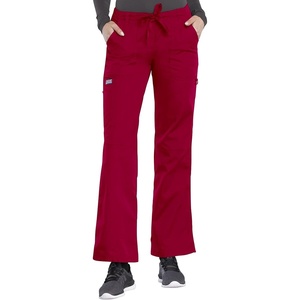 image:imageCherokee Women Scrubs Pant Workwear Originals Drawstring Cargo 4020Red
